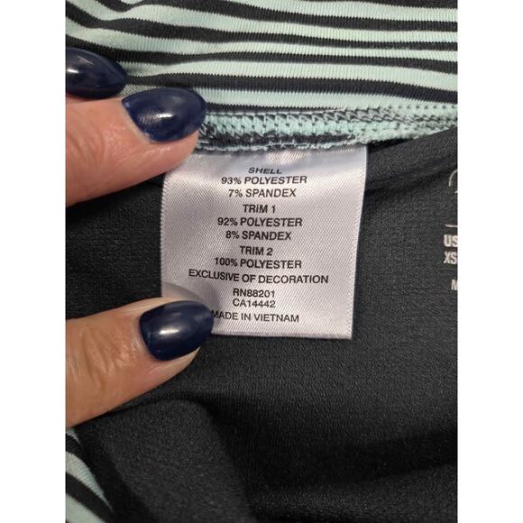 MPG Sport Black Zig-Zag & Striped Running Shorts - XS - Picture 5 of 5